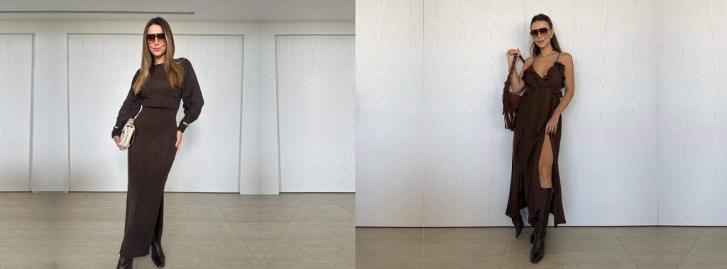 Look com bota marrom para o inverno