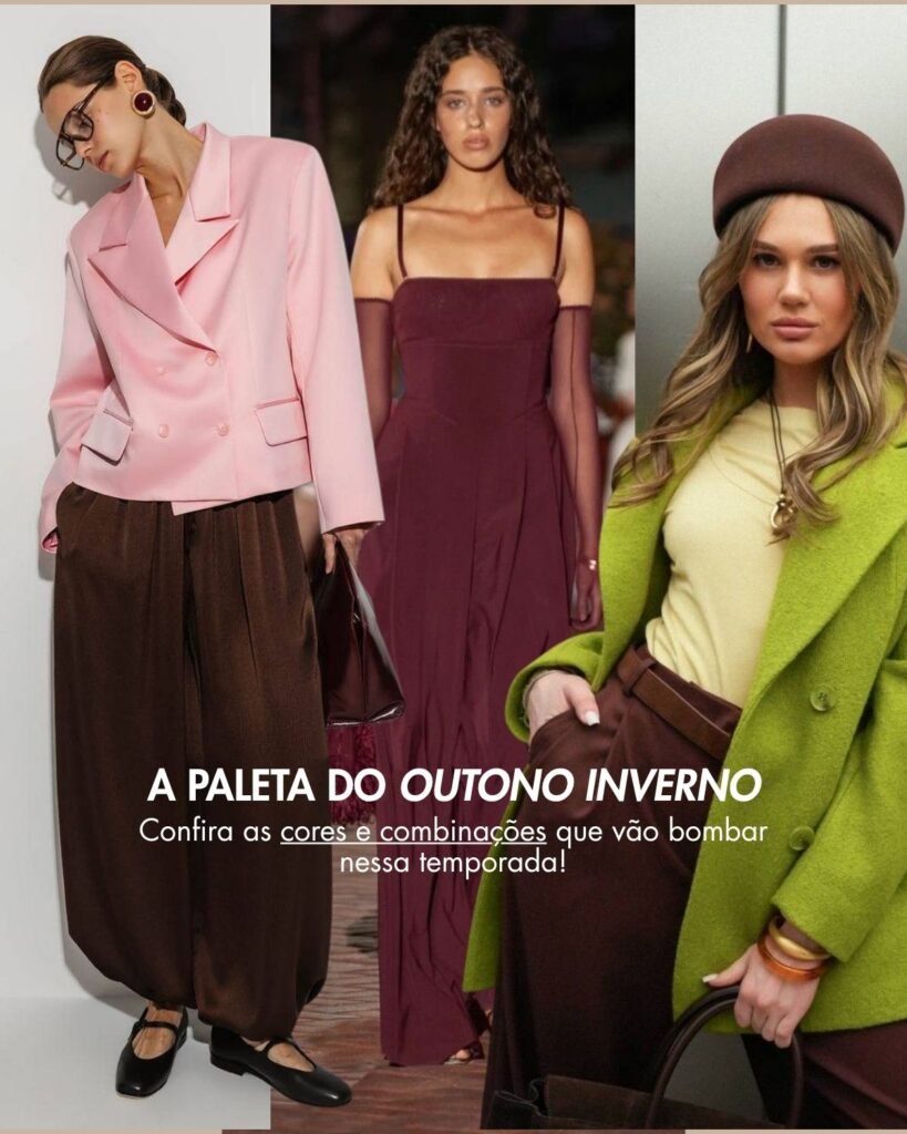Cores tendência inverno 2026: descubra a paleta que vai dominar a estação